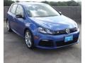 2013 Rising Blue Metallic Volkswagen Golf R 4 Door 4Motion  photo #1