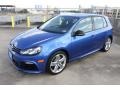 2013 Rising Blue Metallic Volkswagen Golf R 4 Door 4Motion  photo #3