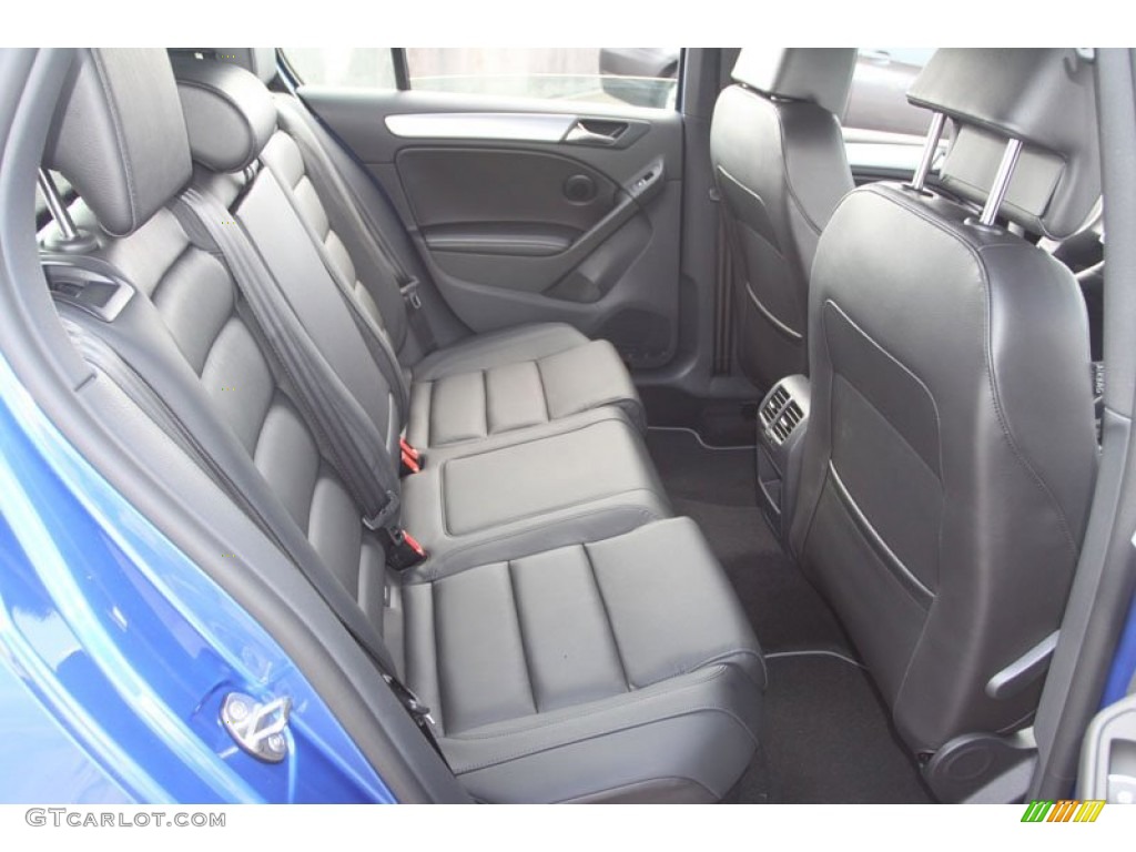 2013 Golf R 4 Door 4Motion - Rising Blue Metallic / Titan Black photo #24