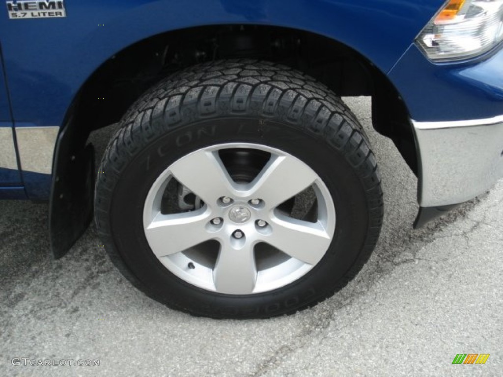 2011 Ram 1500 Big Horn Quad Cab 4x4 - Deep Water Blue Pearl / Dark Slate Gray/Medium Graystone photo #9