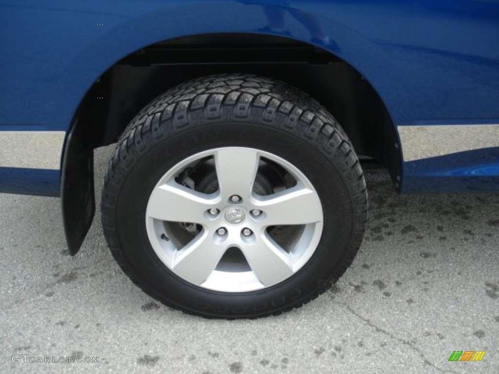 2011 Ram 1500 Big Horn Quad Cab 4x4 - Deep Water Blue Pearl / Dark Slate Gray/Medium Graystone photo #10