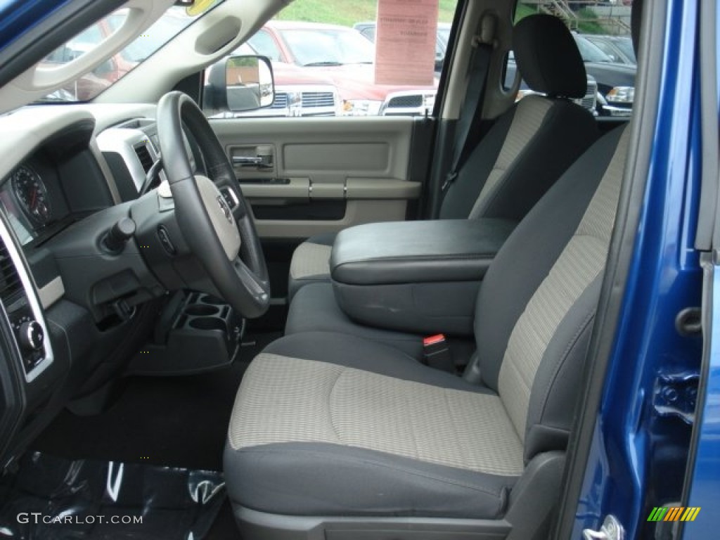 2011 Ram 1500 Big Horn Quad Cab 4x4 - Deep Water Blue Pearl / Dark Slate Gray/Medium Graystone photo #14