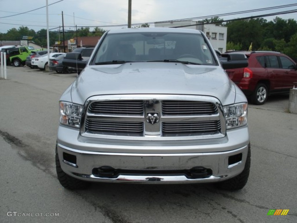 2009 Ram 1500 Big Horn Edition Crew Cab 4x4 - Bright Silver Metallic / Dark Slate/Medium Graystone photo #2