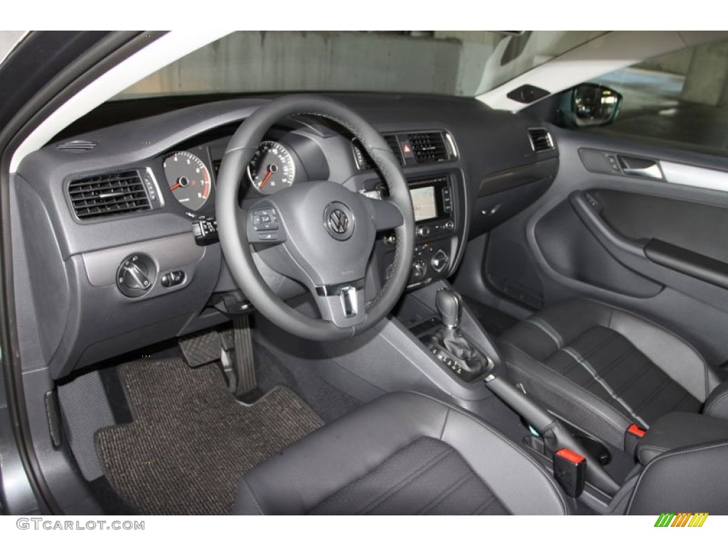 2013 Jetta SEL Sedan - Platinum Gray Metallic / Titan Black photo #11