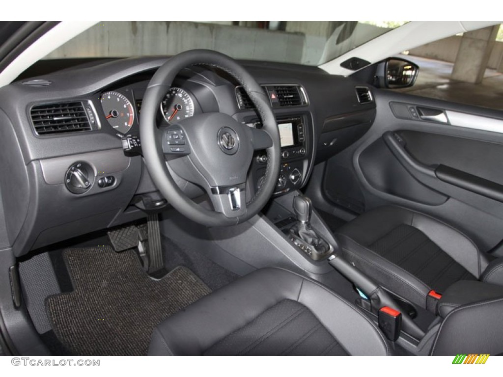 2013 Jetta SEL Sedan - Platinum Gray Metallic / Titan Black photo #13