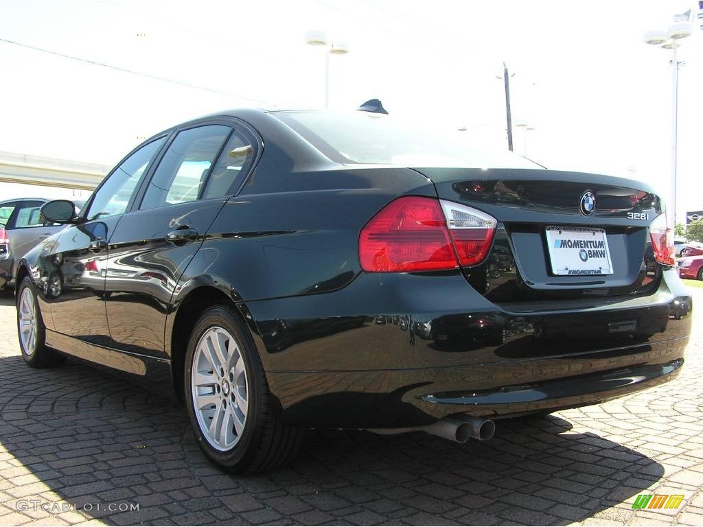 2007 3 Series 328i Sedan - Deep Green Metallic / Beige photo #3