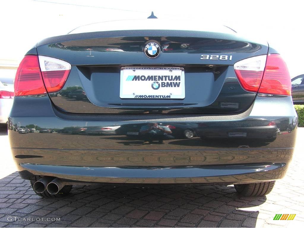 2007 3 Series 328i Sedan - Deep Green Metallic / Beige photo #4