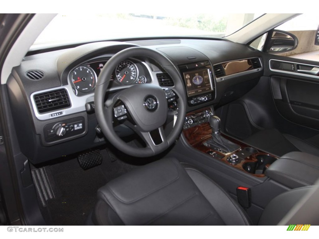2013 Touareg TDI Lux 4XMotion - Galapagos Metallic / Black Anthracite photo #11