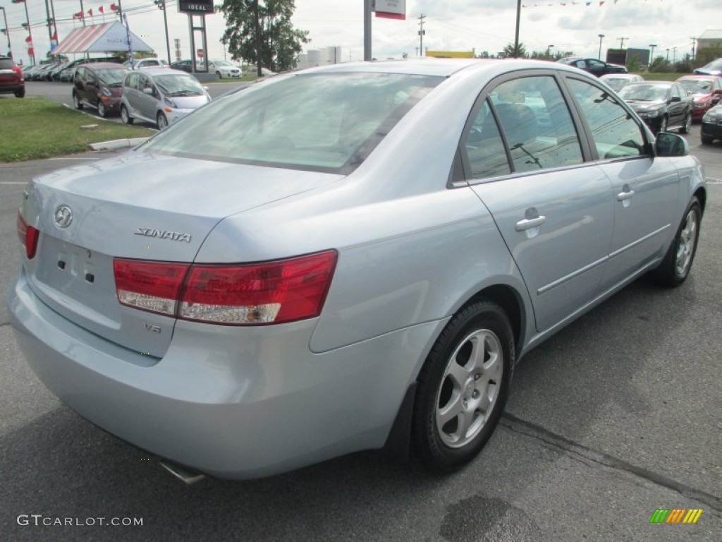 2006 Sonata GLS V6 - Silver Blue Metallic / Gray photo #5