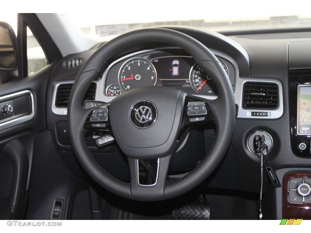 2013 Touareg TDI Lux 4XMotion - Galapagos Metallic / Black Anthracite photo #14