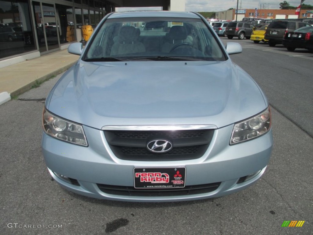 2006 Sonata GLS V6 - Silver Blue Metallic / Gray photo #8