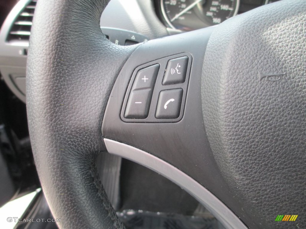 2008 1 Series 128i Coupe - Black Sapphire Metallic / Black photo #14