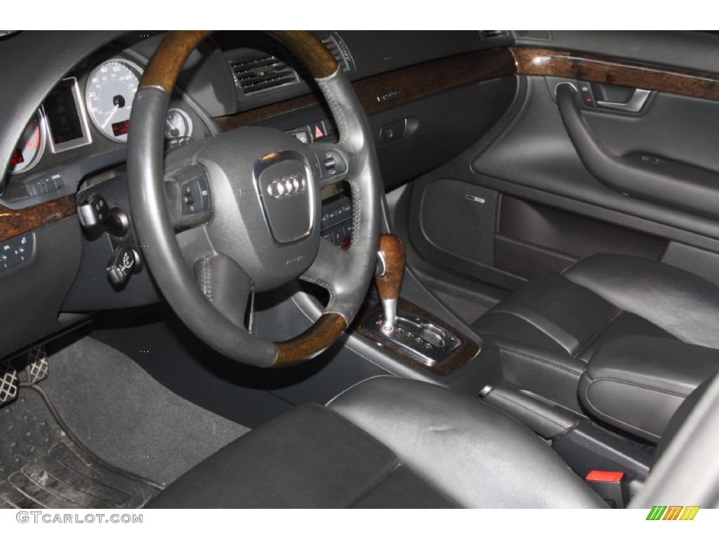 2006 S4 4.2 quattro Sedan - Dolphin Grey Metallic / Black/Jet Gray photo #7