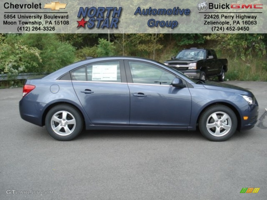 2013 Cruze LT - Atlantis Blue Metallic / Jet Black photo #1