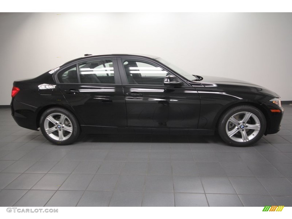 2013 3 Series 328i Sedan - Jet Black / Black photo #2