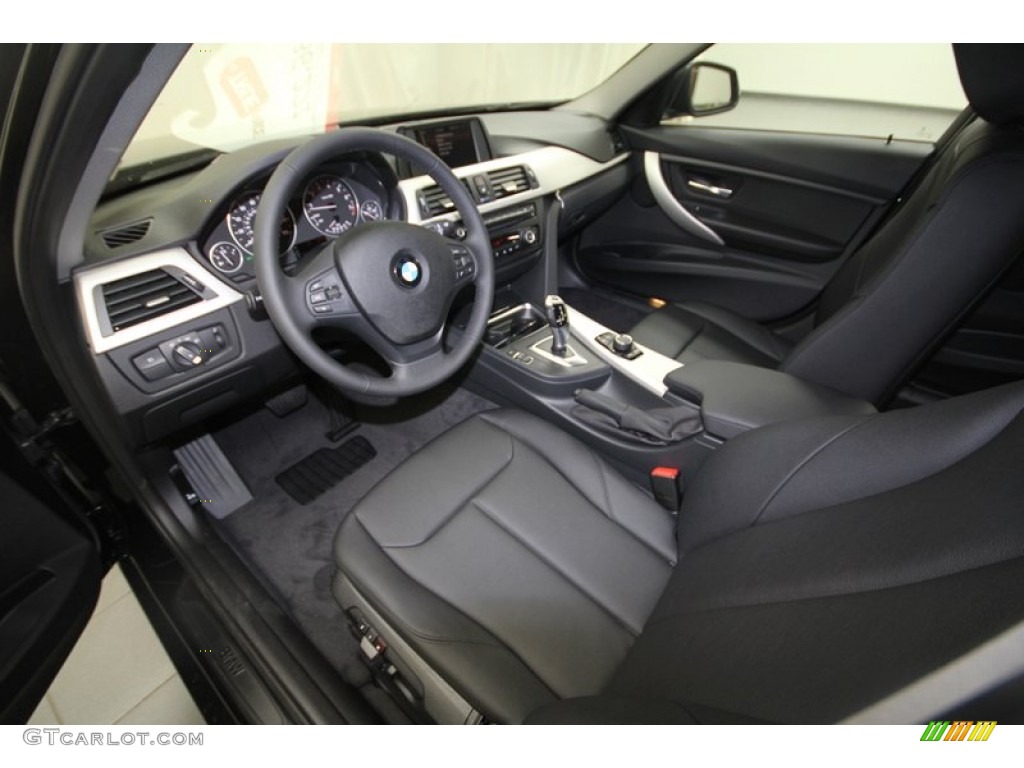 2013 3 Series 328i Sedan - Jet Black / Black photo #11