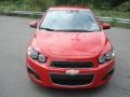 2012 Victory Red Chevrolet Sonic LS Sedan  photo #3