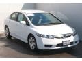 Taffeta White - Civic LX Sedan Photo No. 6