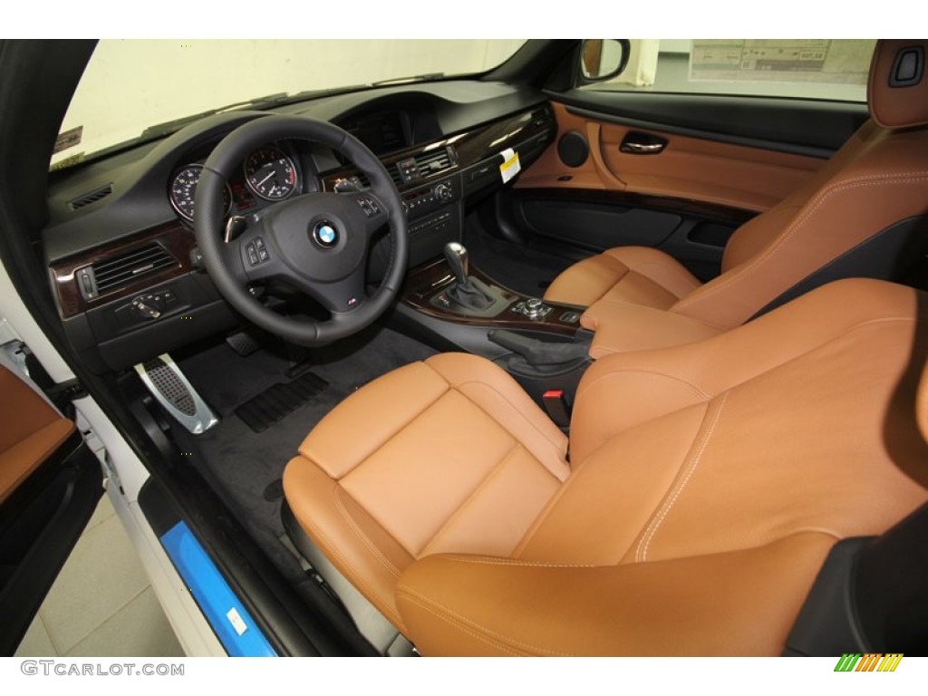 Saddle Brown Interior 2013 BMW 3 Series 328i Convertible Photo #70305566