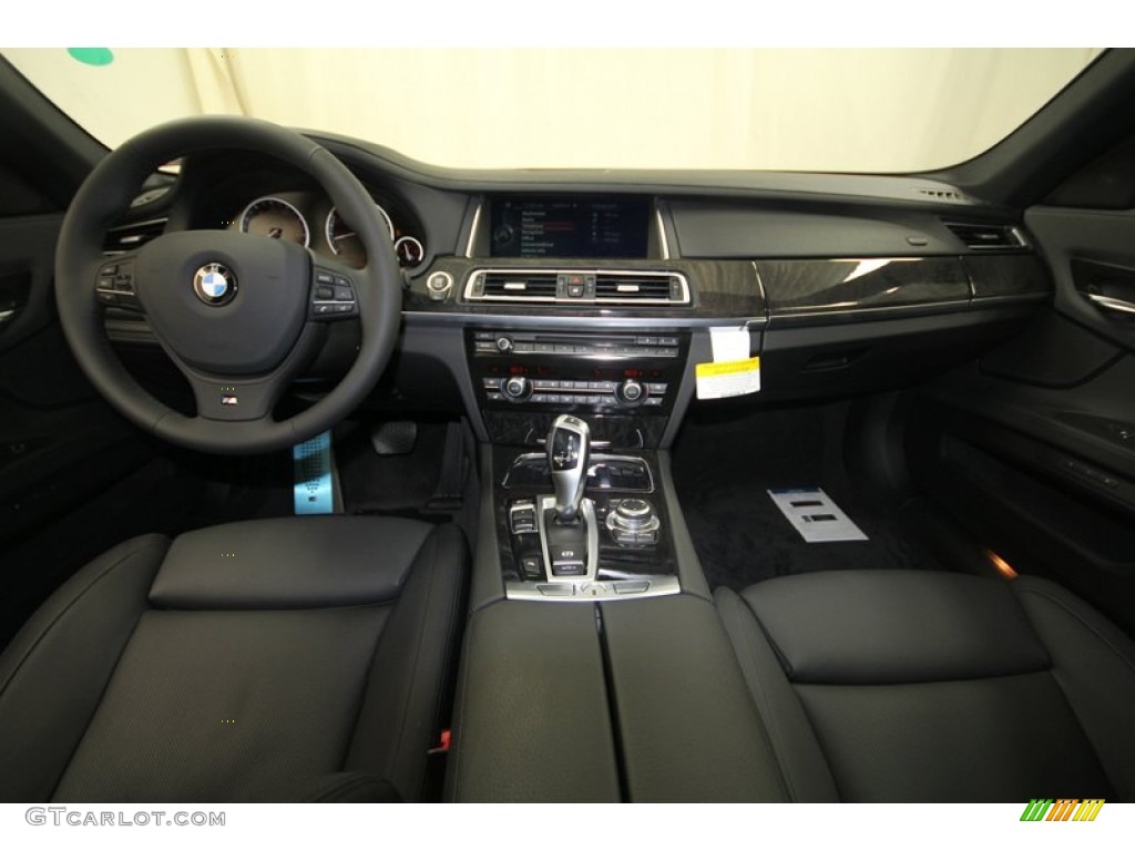2013 BMW 7 Series 740Li Sedan Black Dashboard Photo #70305755