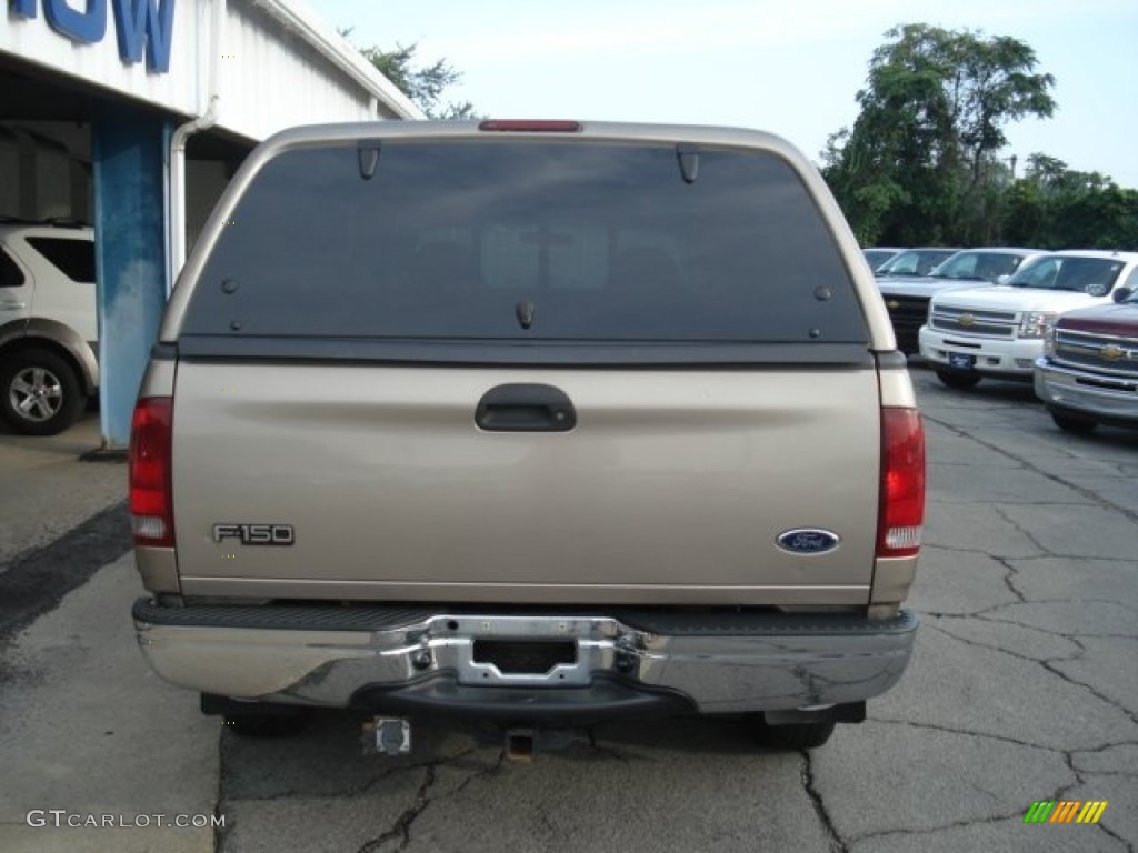 2002 F150 XLT Regular Cab 4x4 - Arizona Beige Metallic / Medium Parchment photo #24