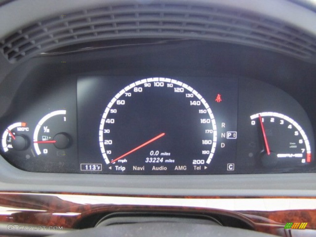 2009 Mercedes-Benz S 63 AMG Sedan Gauges Photo #70306928