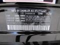 040: Black 2009 Mercedes-Benz S 63 AMG Sedan Color Code