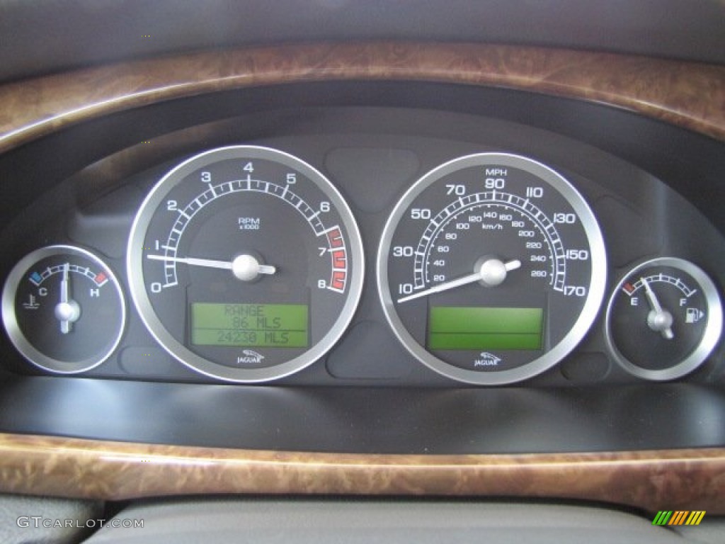 2006 Jaguar S-Type 3.0 Gauges Photo #70307952