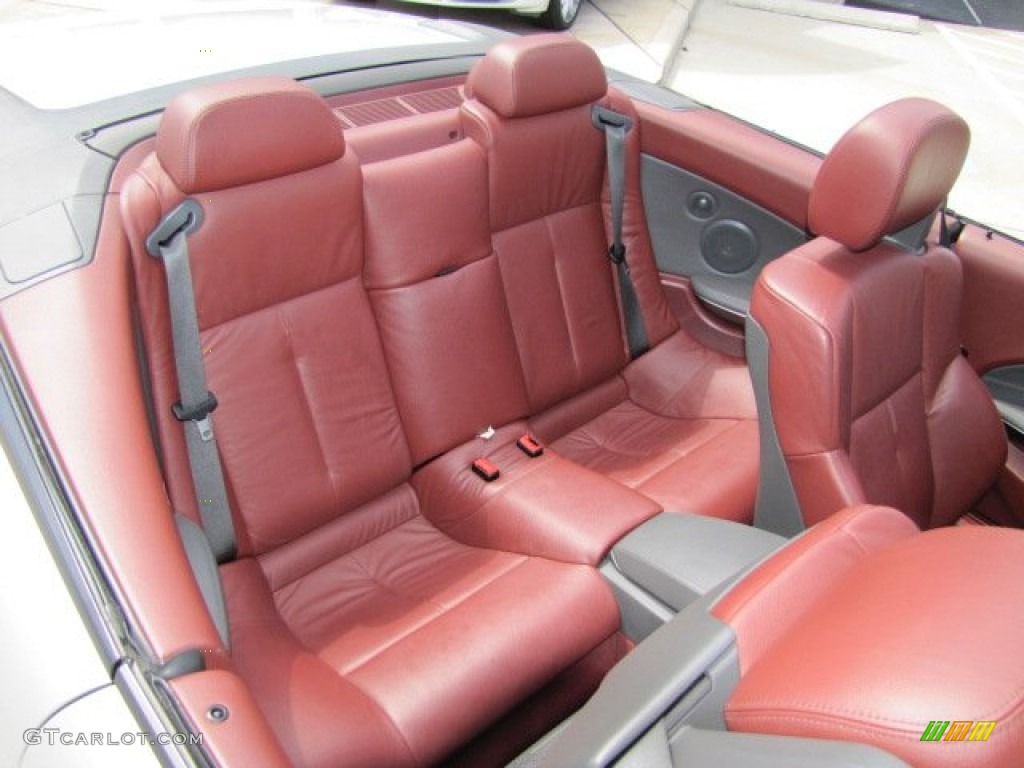 2004 BMW 6 Series 645i Convertible Rear Seat Photo #70308491