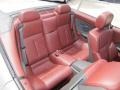 2004 BMW 6 Series Chateau Red Interior Rear Seat Photo