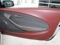 2004 BMW 6 Series Chateau Red Interior Door Panel Photo
