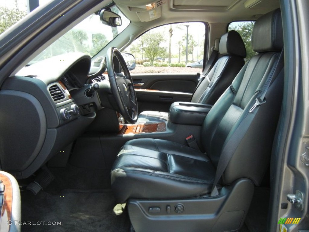 Ebony Interior 2007 Chevrolet Tahoe LTZ 4x4 Photo #70308590