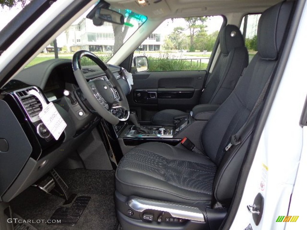 Jet Interior 2012 Land Rover Range Rover Supercharged Photo #70309919