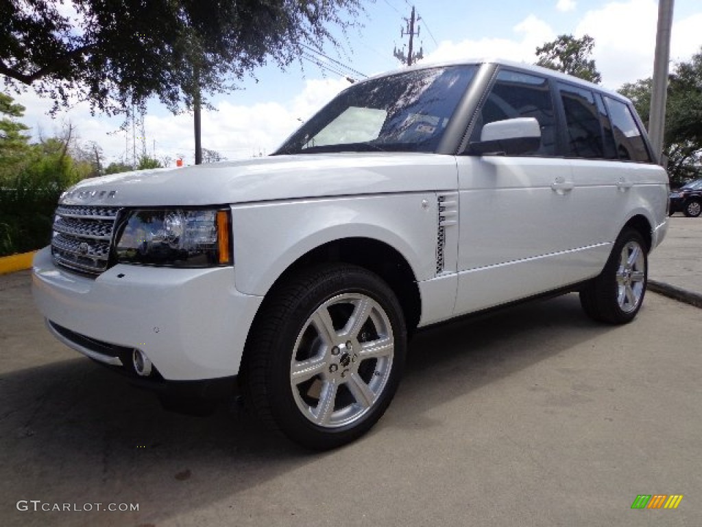 Fuji White 2012 Land Rover Range Rover Supercharged Exterior Photo #70309940