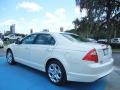 2011 White Platinum Tri-Coat Ford Fusion SE V6  photo #3