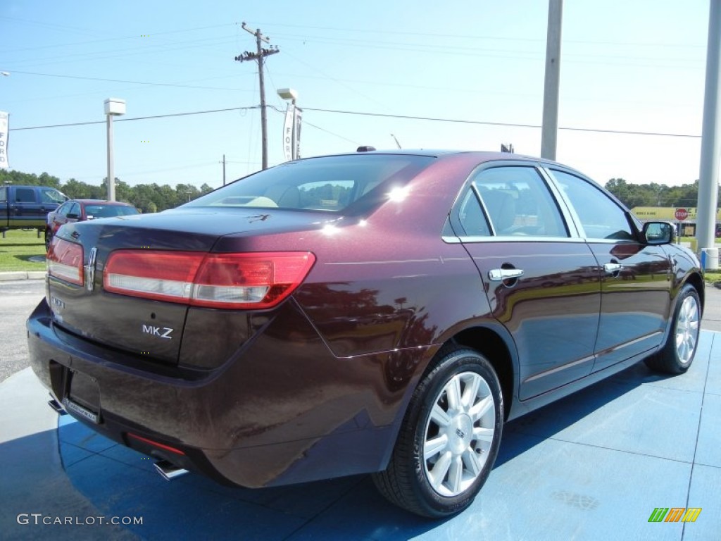 Bordeaux Reserve Metallic 2011 Lincoln MKZ FWD Exterior Photo #70311726