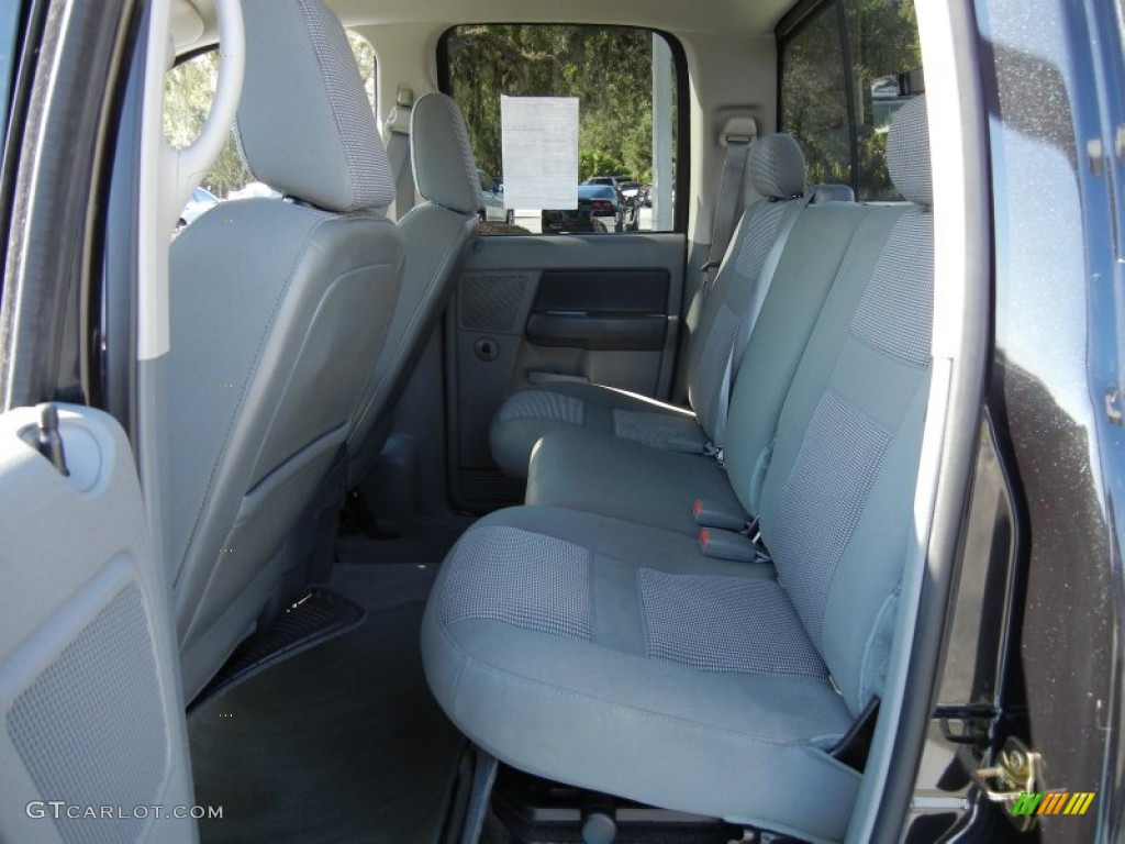 2006 Ram 1500 SLT Quad Cab - Brilliant Black Crystal Pearl / Medium Slate Gray photo #16