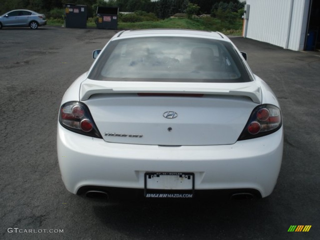 2007 Tiburon GS - Captiva White / Black photo #5
