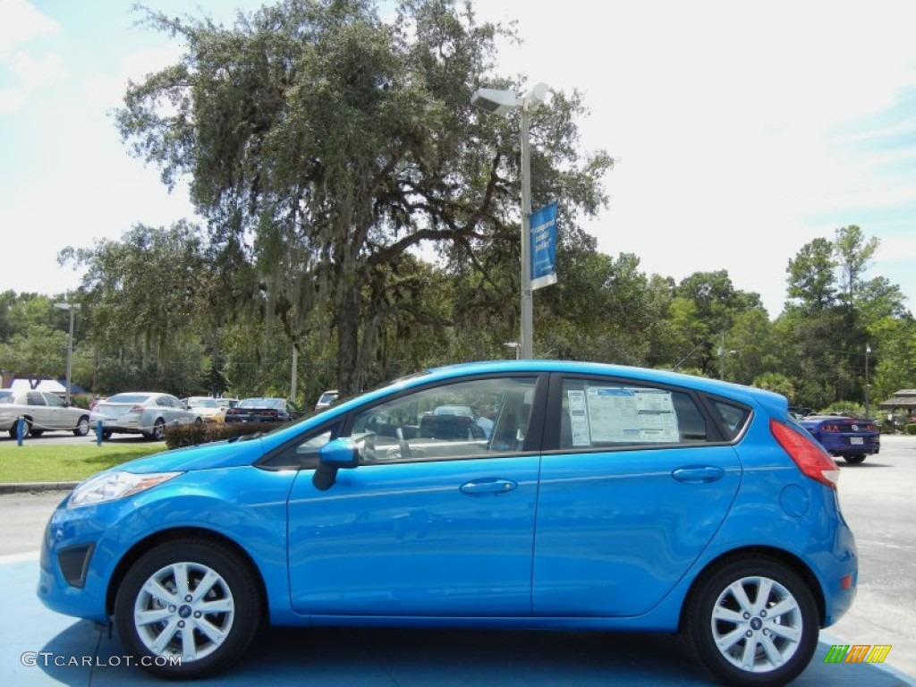 Blue Candy Metallic 2012 Ford Fiesta SE Hatchback Exterior Photo #70314219