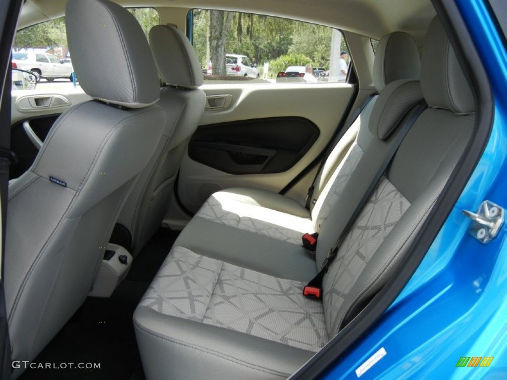 Light Stone/Charcoal Black Interior 2012 Ford Fiesta SE Hatchback Photo #70314258