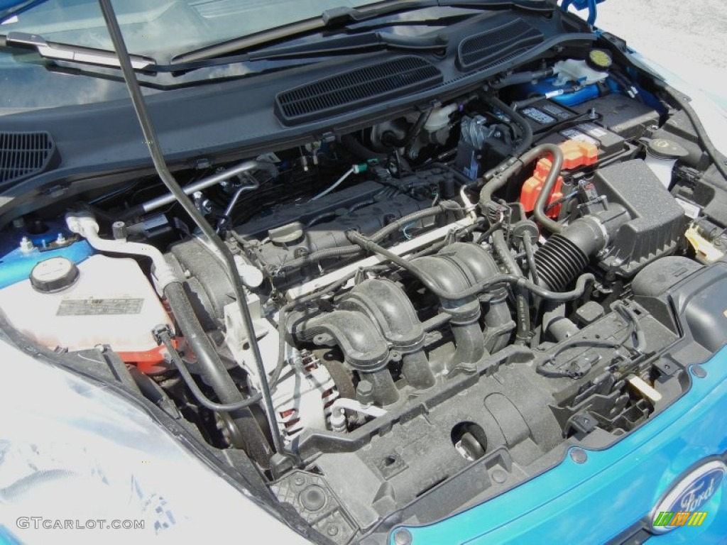 2012 Ford Fiesta SE Hatchback 1.6 Liter DOHC 16-Valve Ti-VCT Duratec 4 Cylinder Engine Photo #70314306