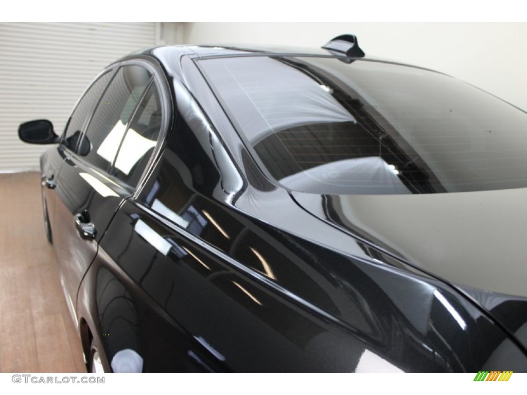 2009 3 Series 335i Sedan - Black Sapphire Metallic / Black photo #11