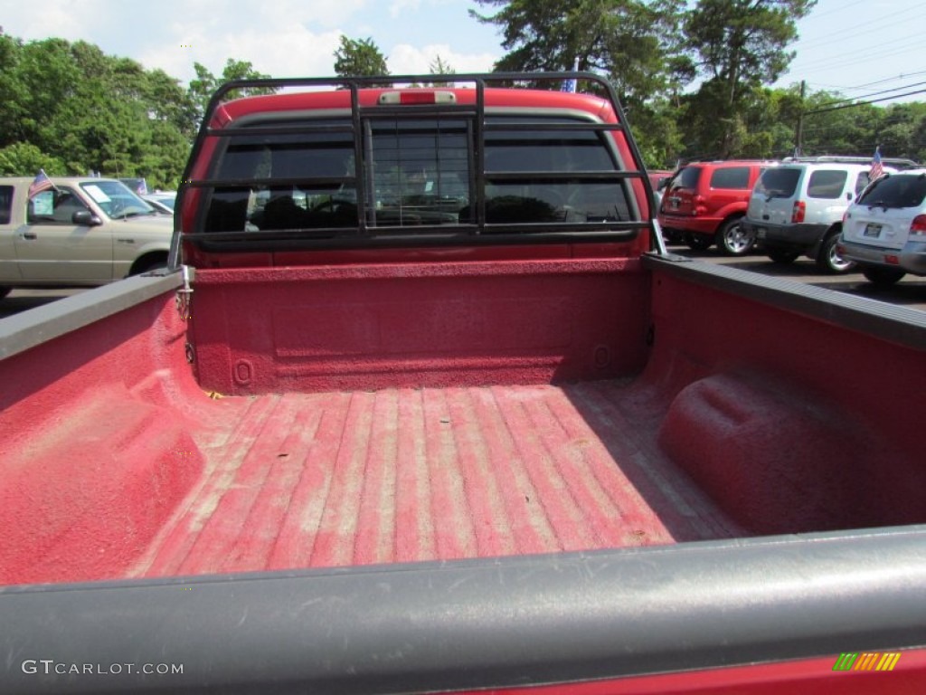 2002 F250 Super Duty XLT SuperCab 4x4 - Toreador Red Metallic / Medium Flint photo #9