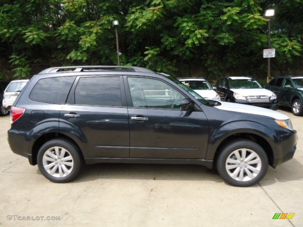2013 Forester 2.5 X Premium - Dark Gray Metallic / Platinum photo #5