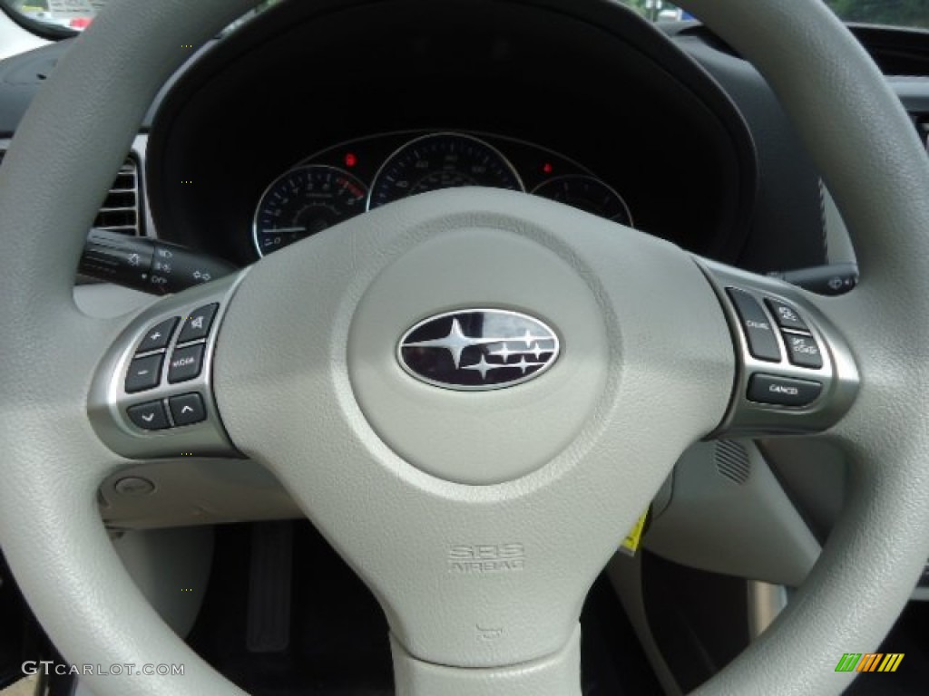 2013 Forester 2.5 X Premium - Dark Gray Metallic / Platinum photo #18