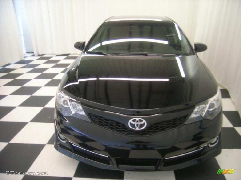 2012 Camry SE - Attitude Black Metallic / Black photo #2