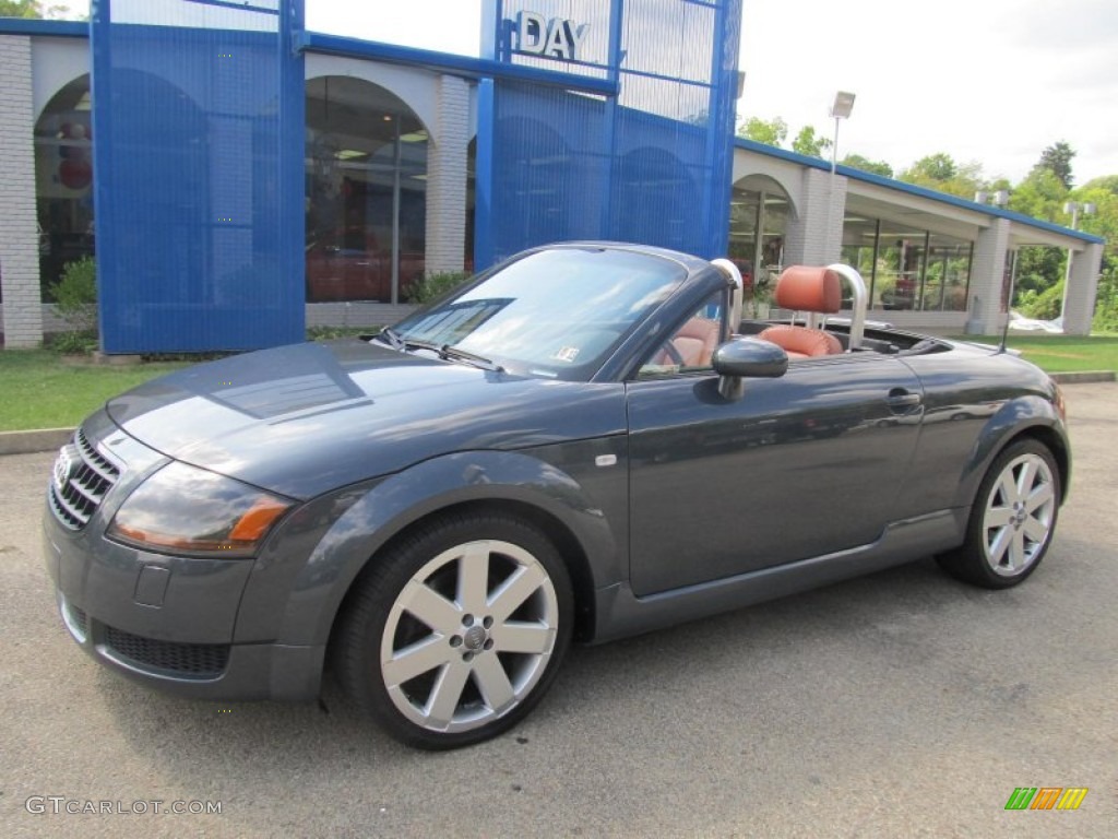 2005 TT 1.8T quattro Roadster - Dolomite Grey Pearl Effect / Baseball Optic photo #2