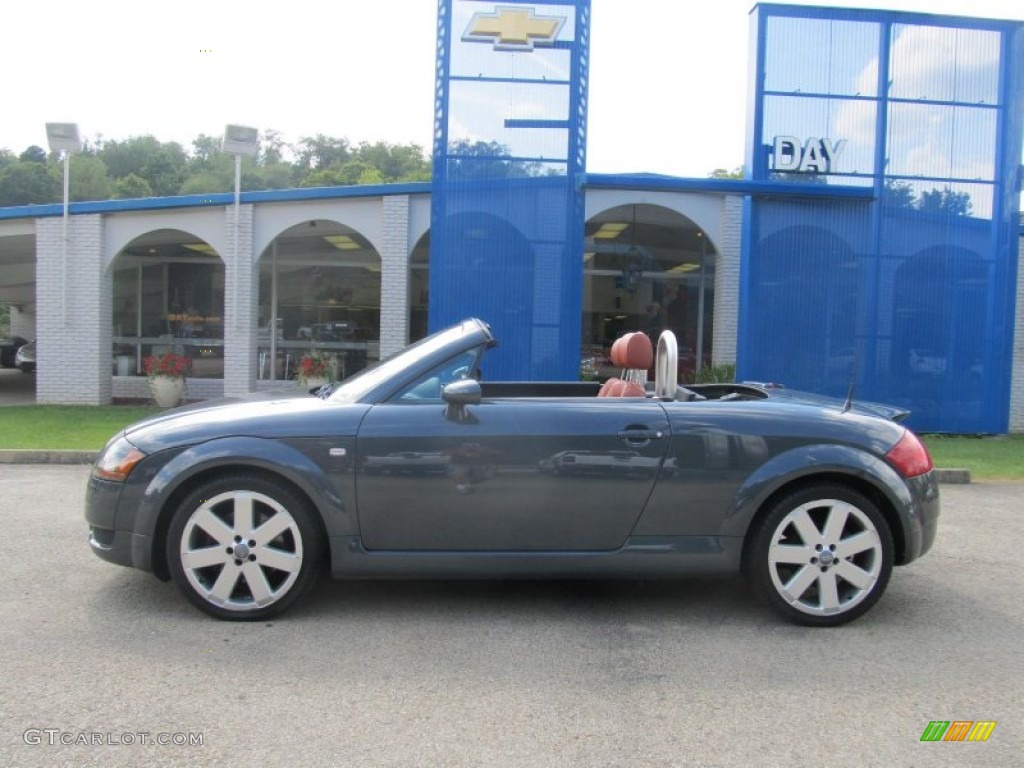 2005 TT 1.8T quattro Roadster - Dolomite Grey Pearl Effect / Baseball Optic photo #3