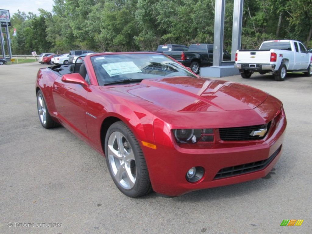 Crystal Red Tintcoat 2013 Chevrolet Camaro LT/RS Convertible Exterior Photo #70318473