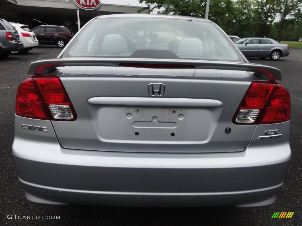 2005 Civic EX Sedan - Satin Silver Metallic / Gray photo #7